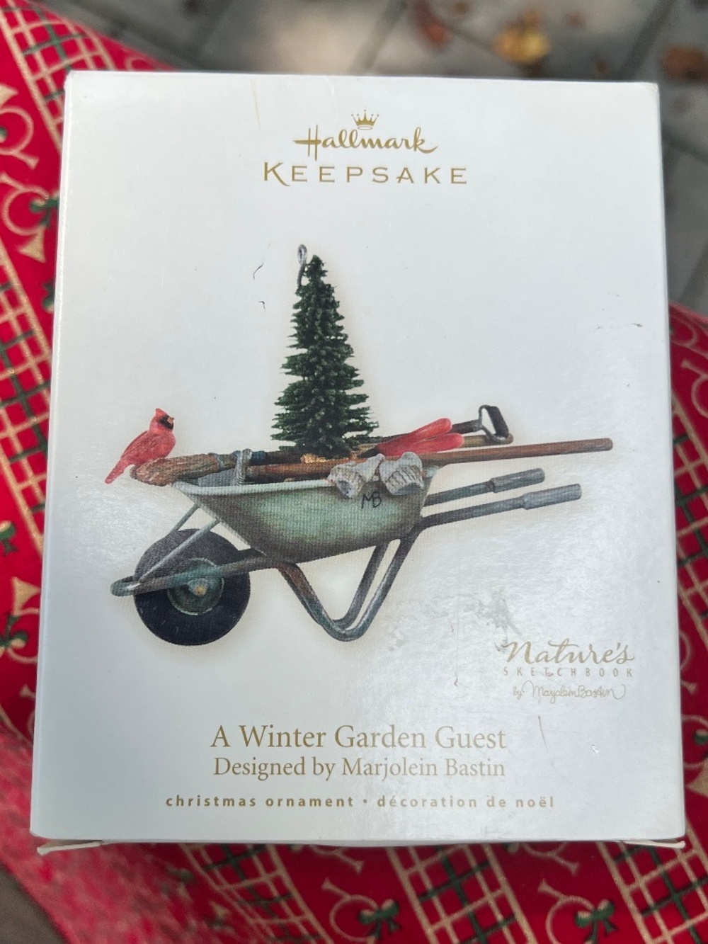 Hallmark 2008 “A WINTER GARDEN GUEST” Cardinal ornament.